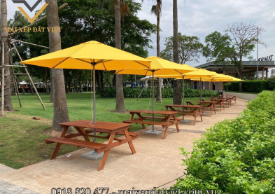 thi công dù đúng tâm ở Swan Bay -Nhơn Trạch