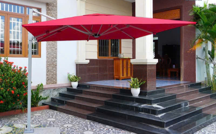 Dù lệch tâm vuông 2,5m
