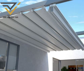 thi công mái bạt xếp, lượn sóng ở tphcm 