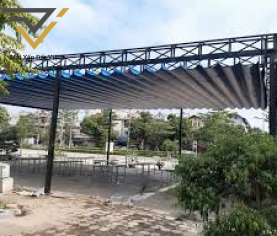 thi công mái bạt xếp ở vũng tàu 